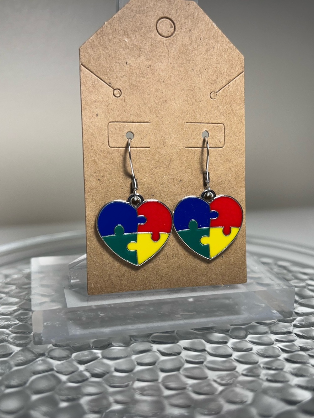 Handmade Autism Awareness Earrings